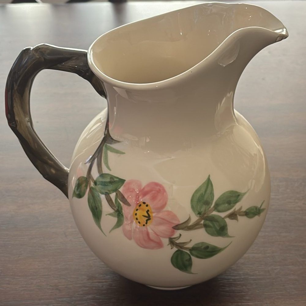 Franciscan Desert Rose Water Pitcher Vintage Excellent